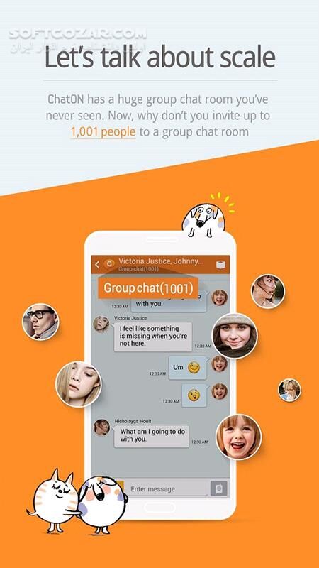 دانلود ChatON 3.5.839 for Android +2.2 - دانلود ارتباط رایگان اینترنتی برای اندروید - سافت گذر