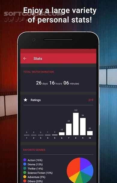 دانلود CineTrak Your Movie and TV Show Diary 0.7.66 for Android +4.4 - دانلود کاین ترک برای اندروید - سافت گذر