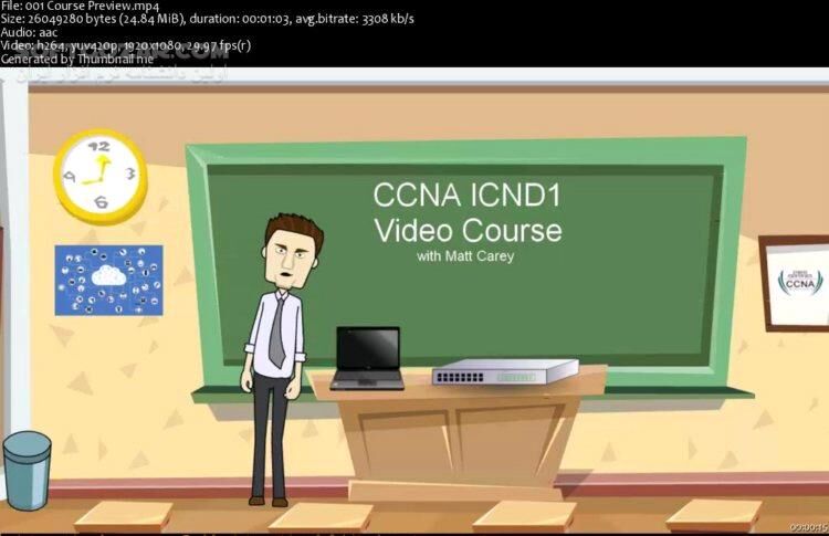 دانلود Cisco CCNA ICND1 100-105 (Version 3.0) (2016) - دانلود فیلم آموزشی مدرک شبکه CCNA - سافت گذر