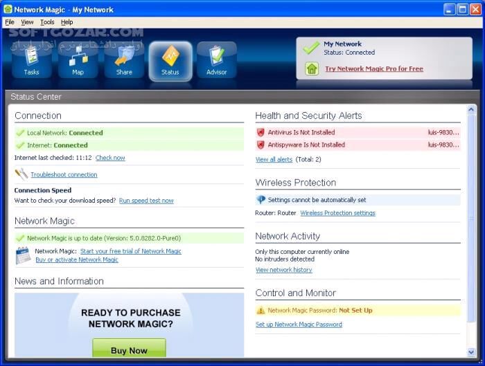 دانلود Cisco Network Magic Pro 5.5.9195 - دانلود رفع عیب و مانیتورینگ شبکه Cisco - سافت گذر