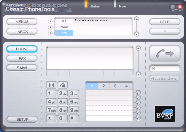 دانلود Classic PhoneTools 9 - دانلود بهترین نرم افزار تبدیل کامپیوتر به گوشی تلفن و دریافت و ارسال فکس و منشی تلفنی - سافت گذر