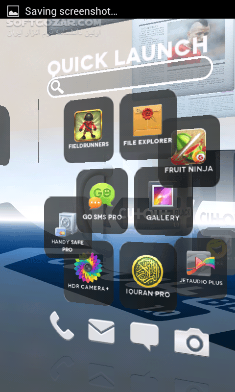 دانلود Claystone Launcher Pro 2.5 for Android +2.1 - دانلود لانچری متفاوت برای اندروید - سافت گذر