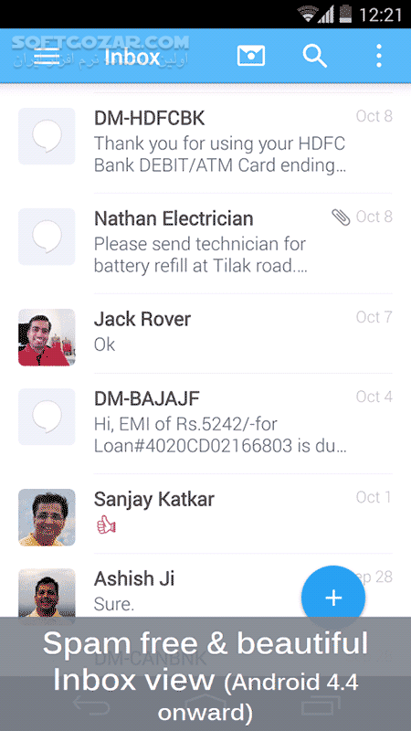 دانلود Clean Inbox 8.0.24 for Android +2.1 - دانلود بلاکر قدرتمند پیام کوتاه و تماس برای اندروید - سافت گذر