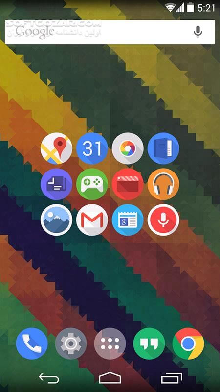 دانلود Click UI 6.3 for Android +4.0 - دانلود 1420 آیکون زیبا برای اندروید - سافت گذر