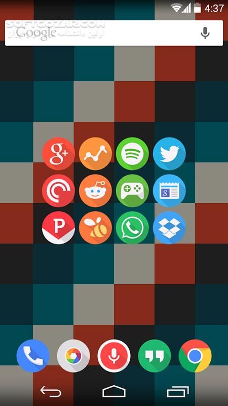 دانلود Click UI 6.3 for Android +4.0 - دانلود 1420 آیکون زیبا برای اندروید - سافت گذر