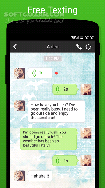دانلود Coco 7.6.8 for Android +2.2 - دانلود مکالمه و ارتباط رایگان اینترنتی برای اندروید - سافت گذر