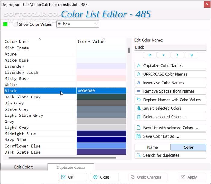 دانلود ColorCatcher 3.4 - دانلود تشخیص رنگ - سافت گذر