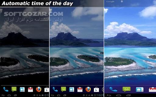 دانلود Coloring Weather Screen 1.4.2 for Android - دانلود نمایش آب و هوا در رنگ های مختلف برای اندروید - سافت گذر