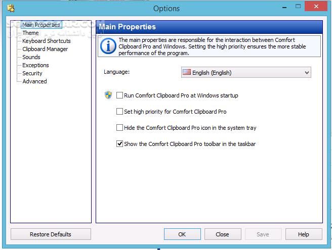 دانلود Comfort Clipboard Pro 7.0.3.0 / Comfort Keys Pro 9.1.1.0 - دانلود بهترین نرم افزار مدیریت بر حافظه ClipBoard ویندوز - سافت گذر