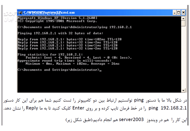 دانلود شبکه کردن کامپیوتر و ارتباط تصویری - دانلود کتاب آشنایی با شبکه کردن کامپیوتر و انتقال فایل ها توسط آن و ایجاد ارتباط تصویری - سافت گذر
