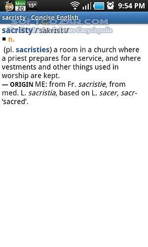 دانلود Concise Oxford Thesaurus Premium 10.0.411 for Android +4.1 - دانلود دیکشنری مختصر و مفید آکسفورد به همراه الفاظ مترادف برای اندروید - سافت گذر