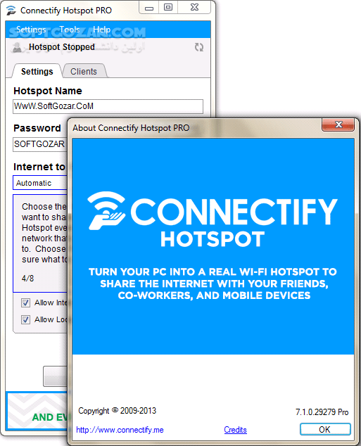 دانلود Connectify Dispatch-Hotspot Pro 9.2.0.32804 / Hotspot 2018.1.1.38937 Max - دانلود برنامه ترکیب چند روش اتصال به اینترنت و افزایش سرعت و برنامه تبدیل لپ‌تاپ به فرستنده وایرلس هات‌اسپات - سافت گذر