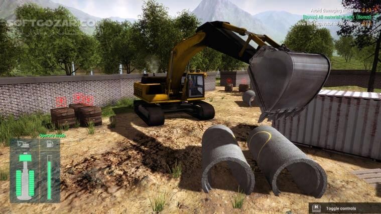 دانلود Construction Machines Simulator 2016 - دانلود بازی شبیه‌ساز ماشین‌آلات سنگین ساخت و ساز - سافت گذر