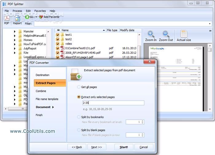 دانلود Coolutils PDF Splitter Pro 6.1.0.79/50 - دانلود تقسیم فایل های پی دی اف - سافت گذر