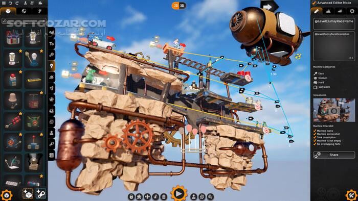 دانلود Crazy Machines 3 - دانلود بازی کریزی ماشین 3 - ماشین های دیوانه 3 - سافت گذر