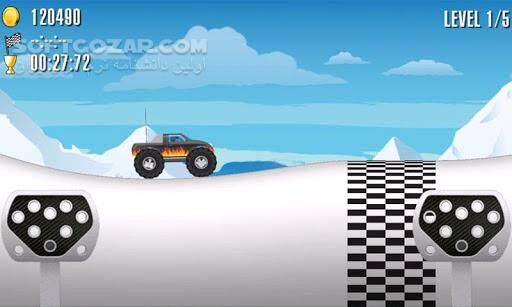 دانلود Crazy Wheels Monster Trucks 1.0.5 for Android +2.2 - دانلود بازی کامیون دیوانه برای اندروید - سافت گذر