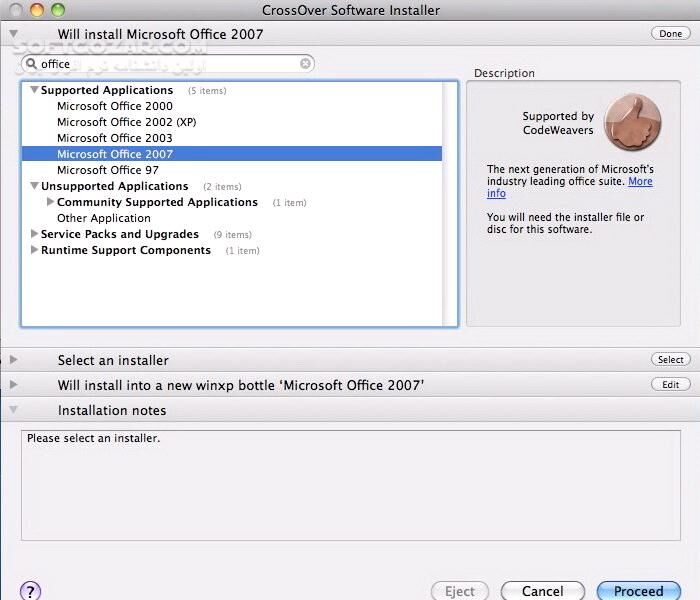 دانلود CrossOver 21.2.0 macOS / 19.0.1 / 18.5 / Linux 13.1.3 - دانلود اجرای برنامه های ویندوز در مک و لینوکس - سافت گذر
