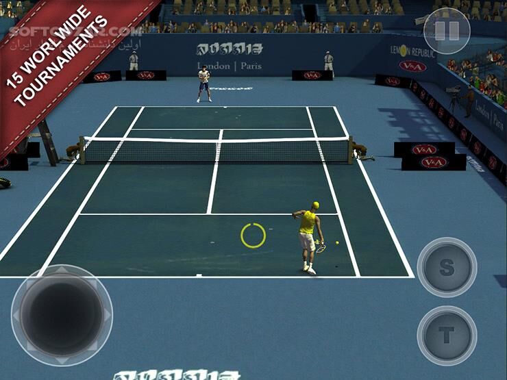 دانلود Cross Court Tennis 2 1.22 for Android - دانلود جدیدترین نسخه از بازی تنیس مخصوص آندروید برای اندروید - سافت گذر