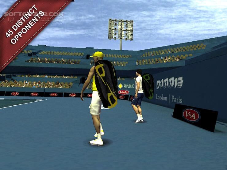 دانلود Cross Court Tennis 2 1.22 for Android - دانلود جدیدترین نسخه از بازی تنیس مخصوص آندروید برای اندروید - سافت گذر