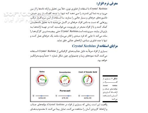 دانلود ایجاد داشبورد مدیریتی Crystal Xcelsuis - دانلود کتاب داشبورد سازی با کریستال - سافت گذر