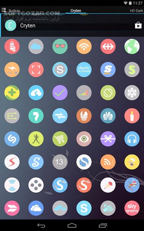 دانلود Cryten 20.9.0 for Android +4.0 - دانلود پک آیکون کرایتن برای اندروید - سافت گذر