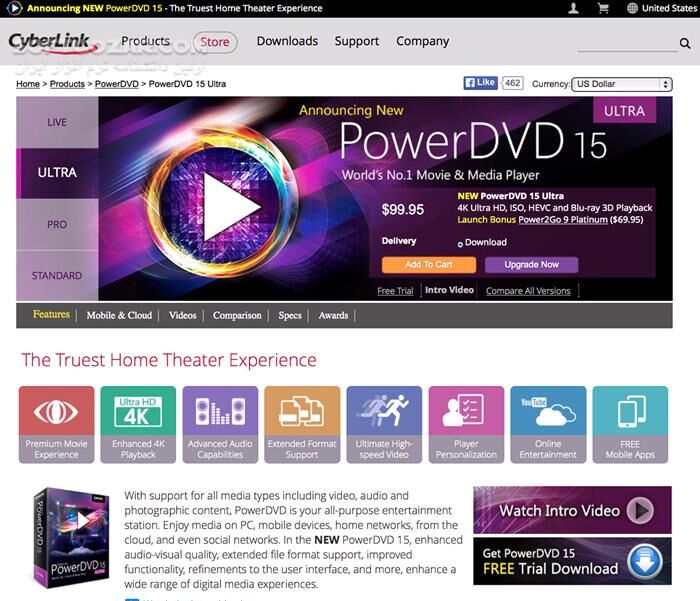 دانلود CyberLink PowerDVD Ultra 17.0.2316.62 Retail - دانلود پاور دی وی دی اولترا - سافت گذر