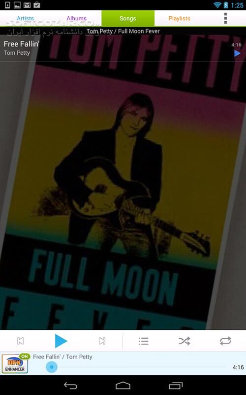 دانلود DFX Music Player Enhancer Pro 1.30 for Android +4.1 - دانلود موزیک پلیر با 45 پیش تنظیم برای تقویت و افکت گذاری صدا برای اندروید - سافت گذر