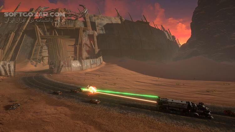 دانلود Dark Future: Blood Red States + Updates - دانلود بازی ماشین جنگی - سافت گذر