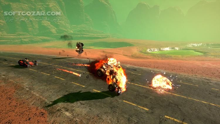 دانلود Dark Future: Blood Red States + Updates - دانلود بازی ماشین جنگی - سافت گذر