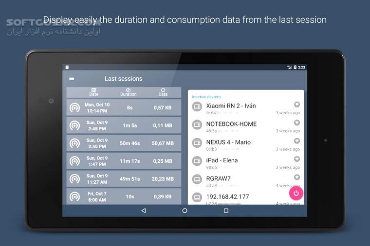 دانلود Data Sharing – Tethering PRO 2.2.4 For Android +4.1 - دانلود مدیریت هات اسپات برای اندروید - سافت گذر