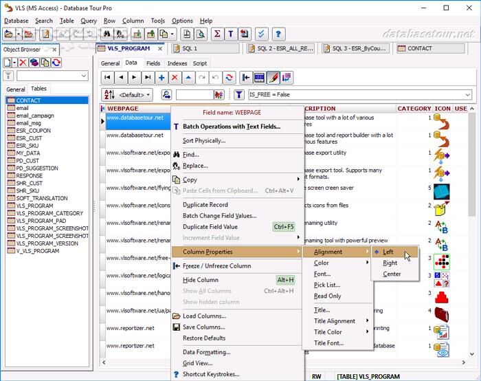 دانلود Database Tour Pro 11.5.6.570 - دانلود مدیریت پایگاه داده - سافت گذر