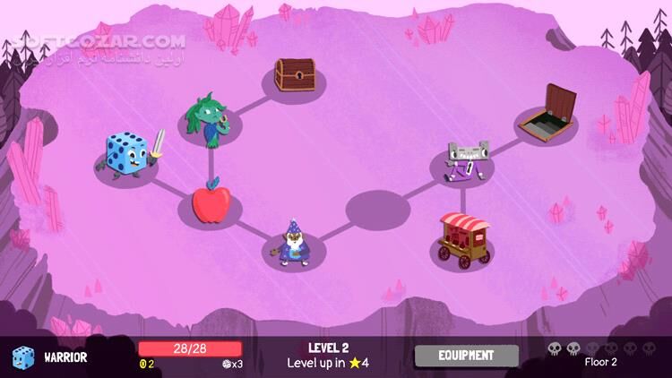 دانلود Dicey Dungeons + Update v1.2 - دانلود بازی بهترین بازی های معمایی - سافت گذر