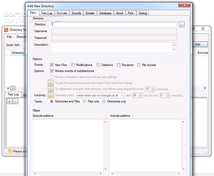دانلود Directory Monitor Pro 2.16.0 - دانلود نظارت بر دایرکتوری و فایل های شبکه - سافت گذر