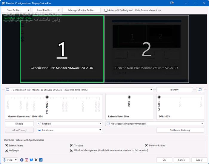 دانلود DisplayFusion Pro 12.0.1 - دانلود مدیریت چند مانیتور در ویندوز - سافت گذر