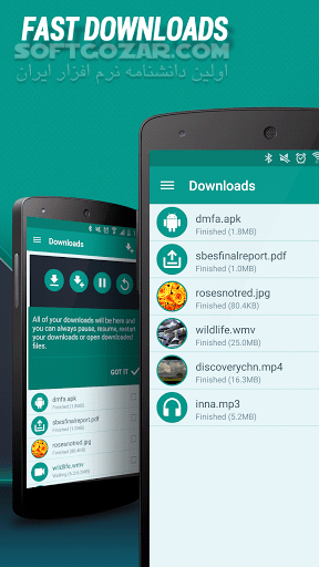 دانلود Download Manager 5.10.12026 for Android +2.3 - دانلود دانلود منیجر قدرتمند برای اندروید - سافت گذر