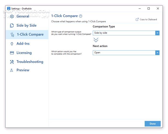 دانلود Draftable Desktop 25.10.300 - دانلود مقایسه اسناد متنی - سافت گذر