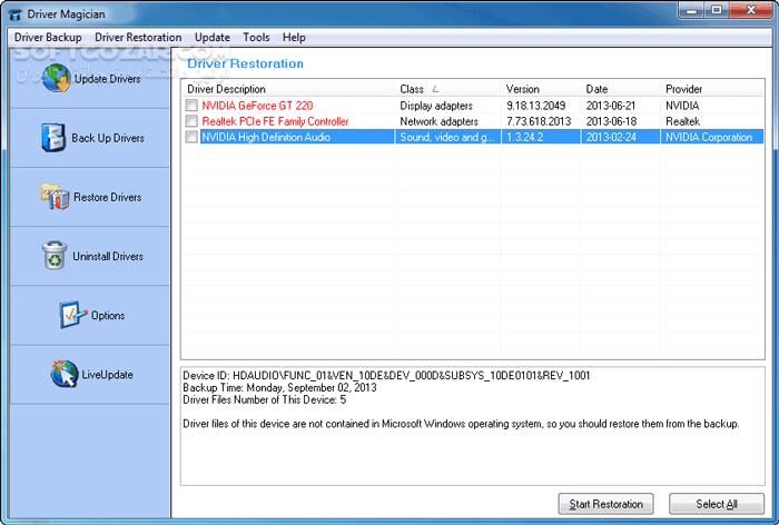 دانلود Driver Magician 6.3 - دانلود مدیریت درایورها - سافت گذر