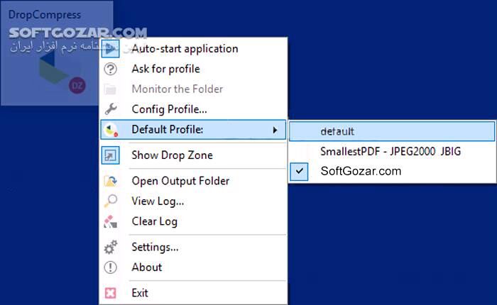 دانلود DropCompress 1.2.15 - دانلود فشرده‌سازی پی‌دی‌اف - سافت گذر