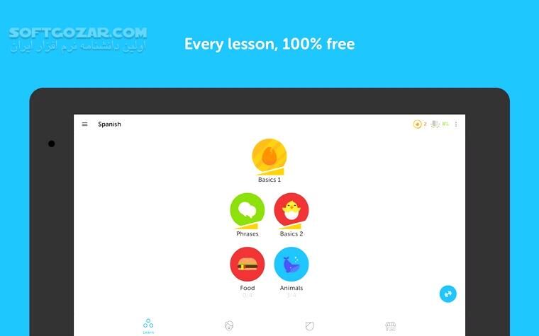 دانلود Duolingo: Learn Languages 6.60.6 for Android +10 - دانلود دولینگو برای اندروید - سافت گذر