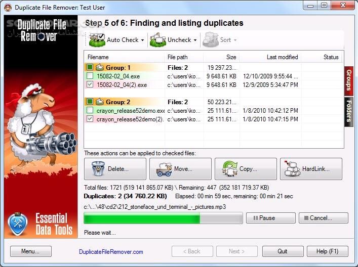 دانلود Duplicate File Remover 3.10.40 Build 0 - دانلود نرم افزار شناسایی و حذف فایل های تکراری - سافت گذر