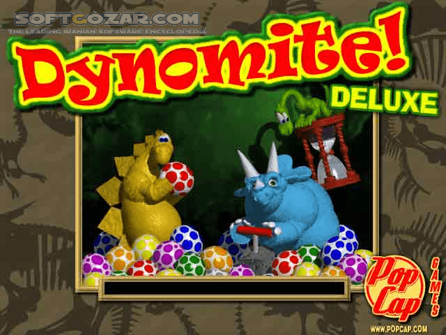 دانلود Dynomite Deluxe 2.71 - دانلود بازی چیدن گوی های هم رنگ ماقبل تاریخ - سافت گذر