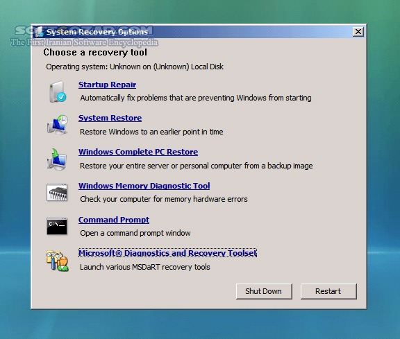 دانلود ERD Commander 5.0 - 6.0 - 6.5 x86/x64 - دانلود نسخه جدید ابزاری شناخته شده و معروف برای تعمیر ویندوز و بازگردانی آن - سافت گذر