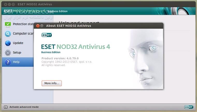 دانلود ESET NOD32 Antivirus 4.0.81.0 Business Edition for Linux Desktop - دانلود نود 32 لینوکس ورژن 4 - سافت گذر