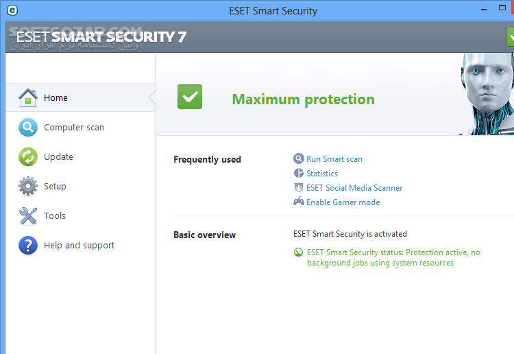 دانلود ESET Smart Security 7.0.325.1 x86/x64 + (Update 12000) 2015-07-27 - دانلود نود 32 اسمارت سکوریتی 7 - سافت گذر