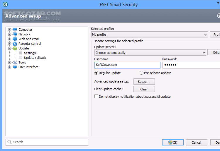 دانلود ESET Smart Security 7.0.325.1 x86/x64 + (Update 12000) 2015-07-27 - دانلود نود 32 اسمارت سکوریتی 7 - سافت گذر
