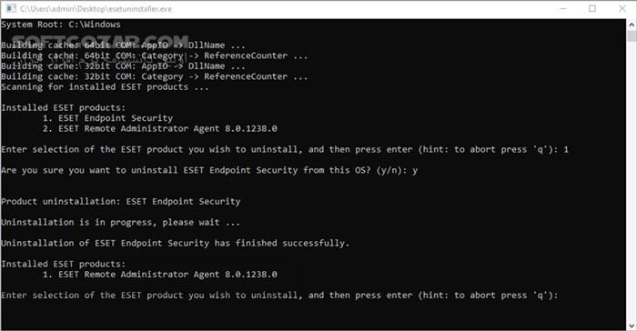 دانلود ESET Uninstaller 10.39.2.0 - دانلود حذف محصولات ESET - سافت گذر