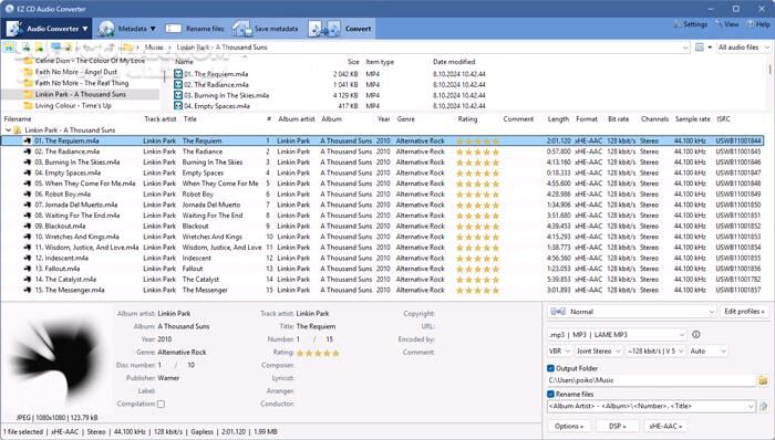 دانلود EZ CD Audio Converter 12.4.0.1 - دانلود مبدل فایل‌های صوتی - سافت گذر