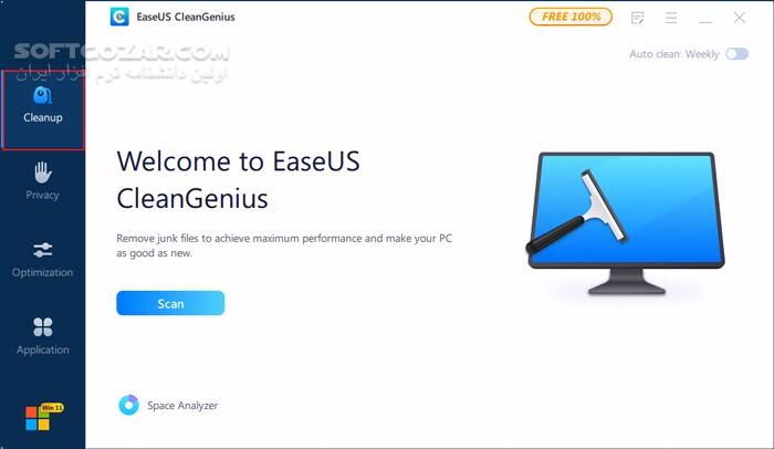 دانلود EaseUS CleanGenius 3.0.3 - دانلود پاکسازی و بهینه سازی ویندوز - سافت گذر