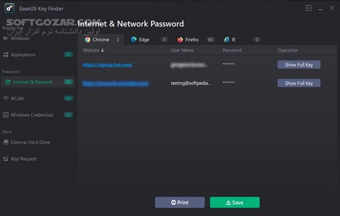 دانلود EaseUS Key Finder Pro 4.1.6 - دانلود اسکن و بازیابی رمزهای عبور - سافت گذر