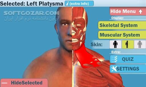 دانلود Easy Anatomy 3D 5.0 for Android - دانلود آناتومی سه بعدی و کامل بدن برای اندروید - سافت گذر